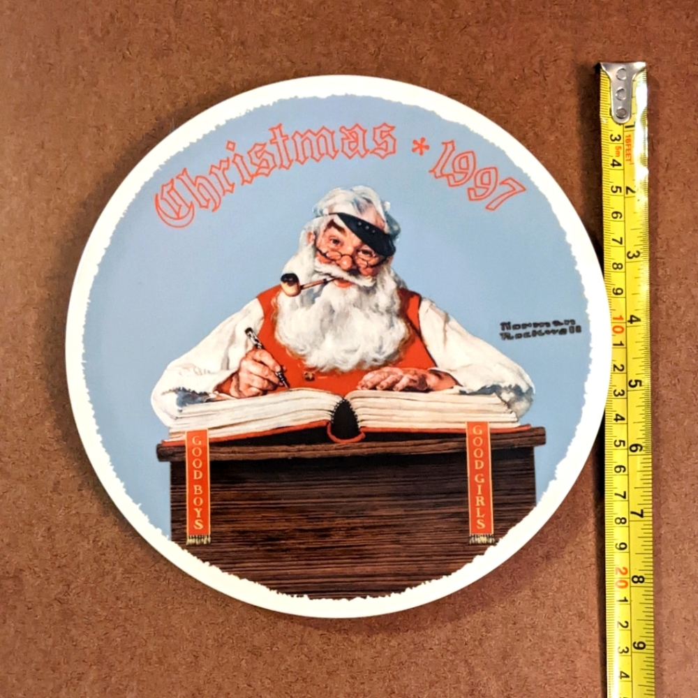 Norman Rockwell China Plate Decor